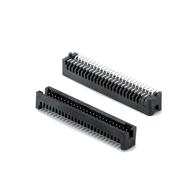 HB13X系列1.27mm间距板对板连接器 可堆叠 10-50Pin