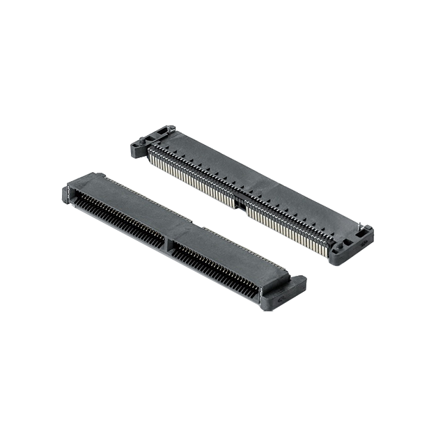 HB32X系列0.8mm间距高速金手指插槽 28Gbps 20-120Pin 